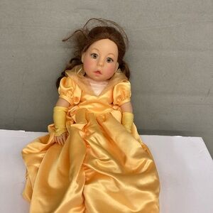 Elegant Yellow Doll with Dress